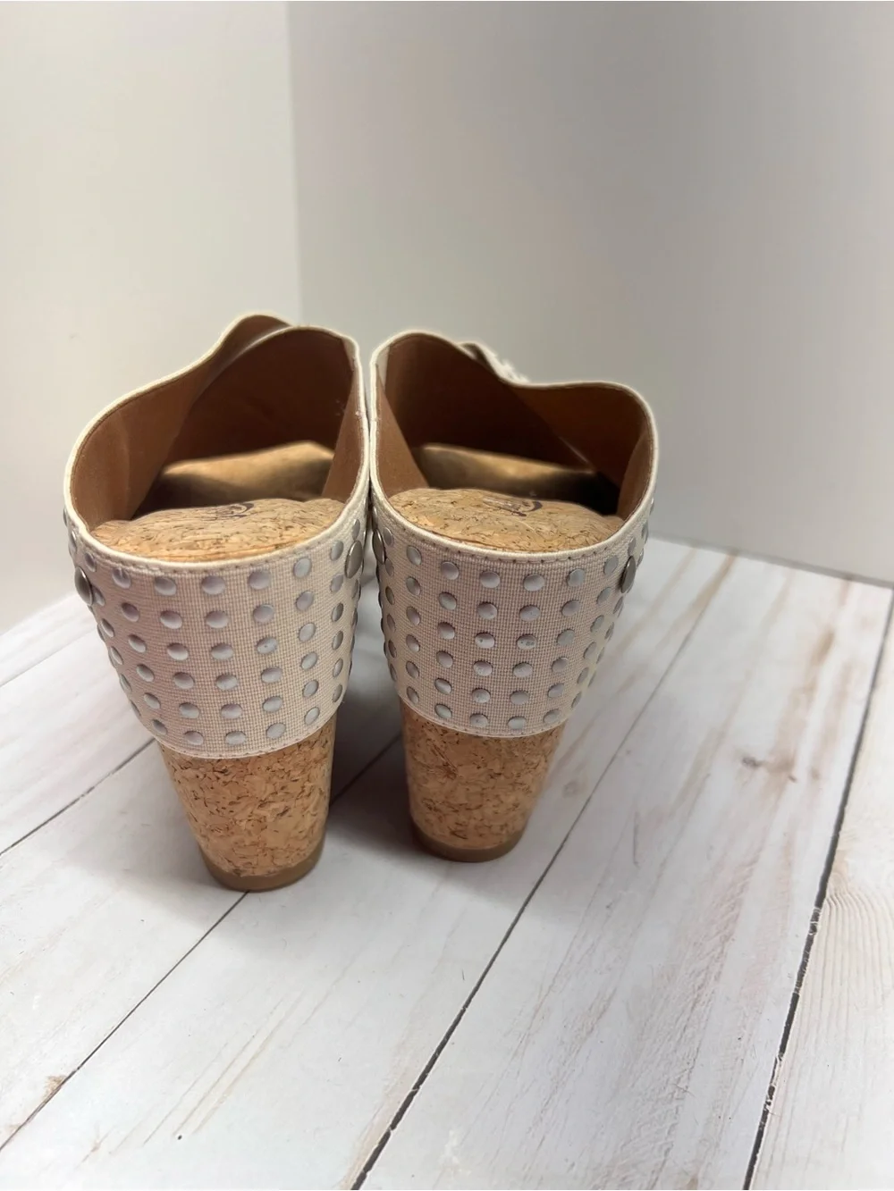 Lucky Brand Miller 2 Studded Wedge Sandals NWT NWOB Size 7.5